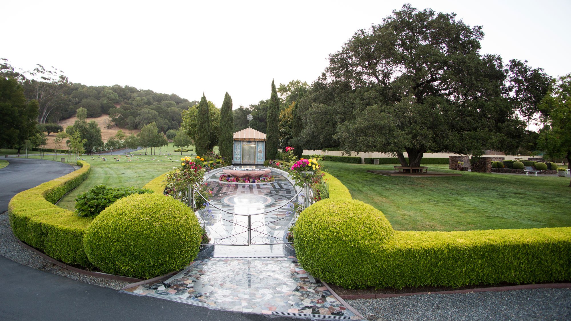 Memorial garden at Valley Memorial Park Cemetery